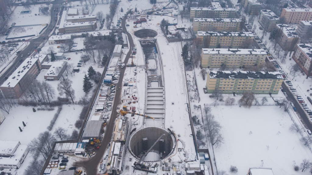 W Łodzi trwają przygotowania do rozpoczęcia drążenia tunelu średnicowego, zwanego też łódzkim metrem (fot. Adam Wicher - TuŁódź.pl)