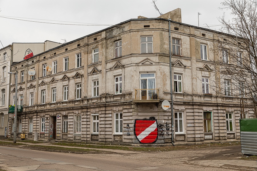 Łódź. Niebezpieczne ulice w Łodzi. Ulica Łomżyńska Łódź (fot. TuŁódź.pl)