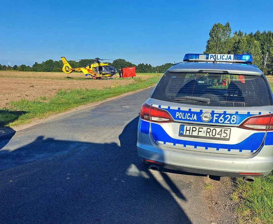 Śmierć na drodze. Nie żyje młody motocyklista [foto] - Zdjęcie główne