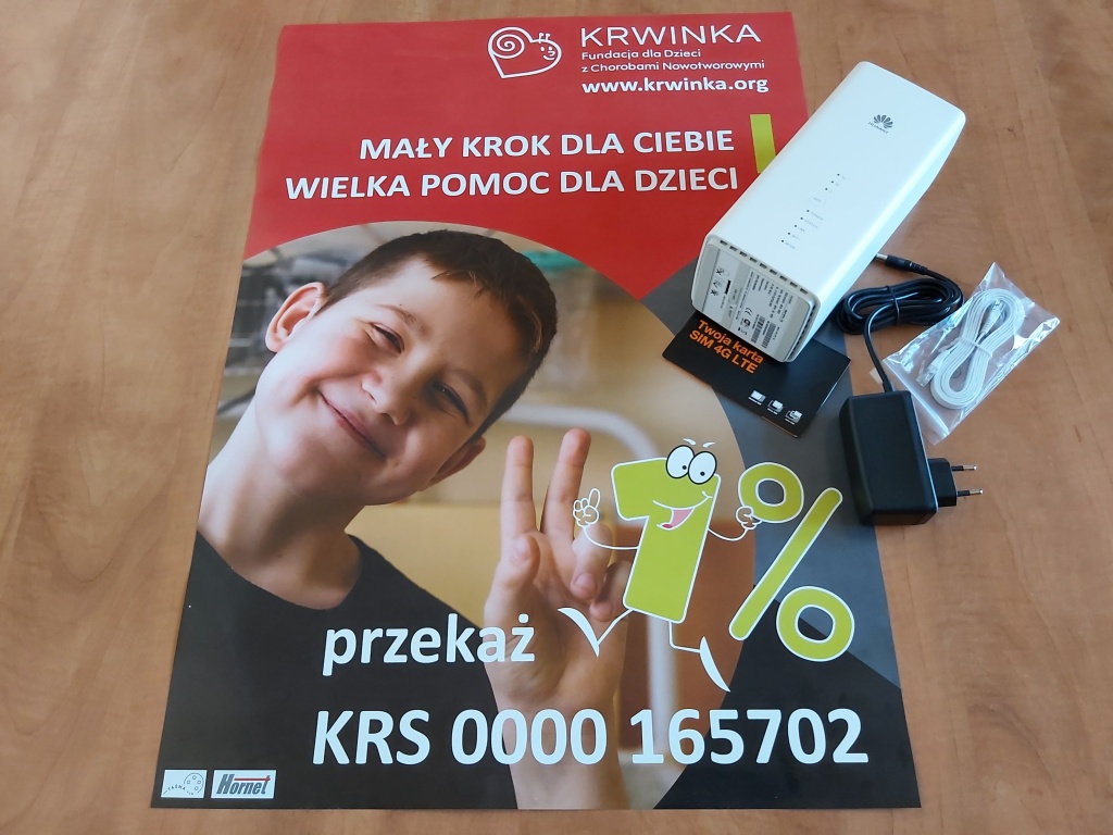 Fundacja Krwinka kupuje router dla oddziałów onkologicznych - Zdjęcie główne