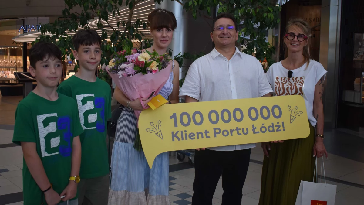 Historyczny moment w Porcie Łódź. Centrum handlowe odwiedził 100-milionowy klient [ZDJĘCIA]