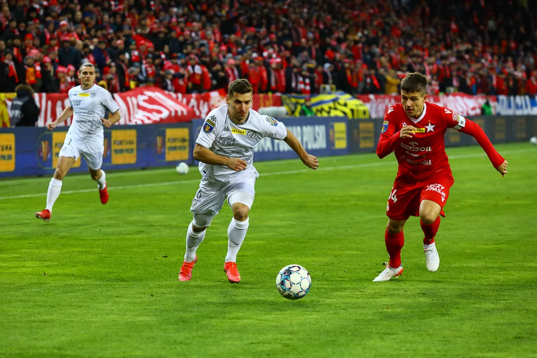 Widzew Łódź - Wisła Kraków 1/8 finału Fortuna Pucharu Polski