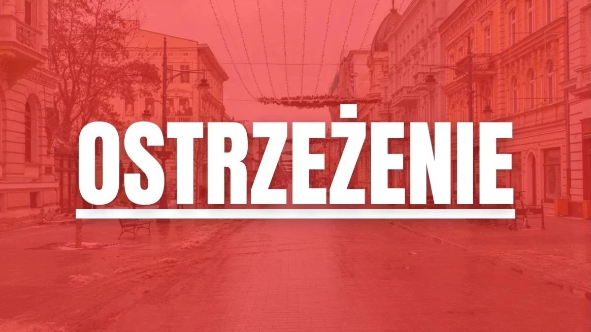 IMGW z ważnym ostrzeżeniem dla Łodzi i regionu. Utrudnienia mają potrwać cały dzień - Zdjęcie główne