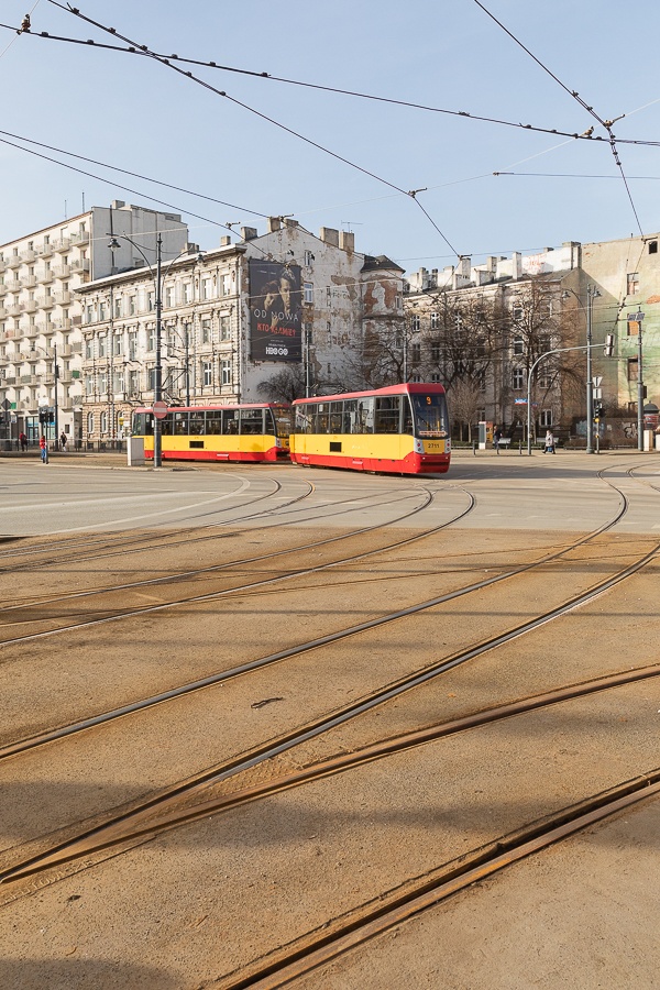 Zaplanowany marcowy remont skrzyżowania Przybyszewskiego – Kilińskiego w Łodzi to doraźna reakcja na kondycję torowiska. (fot. Michał Pietrzak - redakcja TuŁódź) |wiadomości łódzkie|Łódź|TuŁód