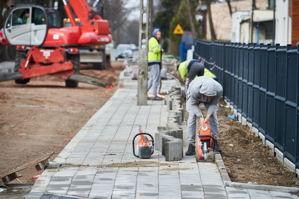 Prace remontowe na ul. Finansowej i Gruntowej w Łodzi dobiegają końca (fot. UMŁ) |wiadomości łódzkie|Łódź|TuŁódź