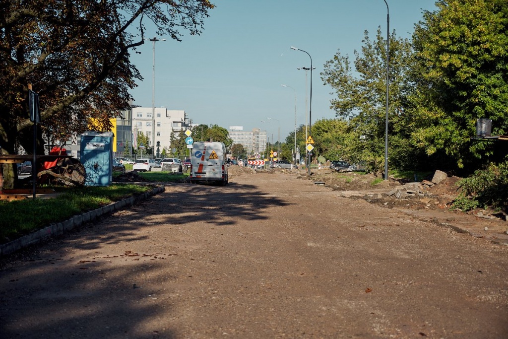 Remont ul. Obywatelskiej w Łodzi. Kierowców czeka jeszcze rok męczarni (fot. www.lodz.pl)