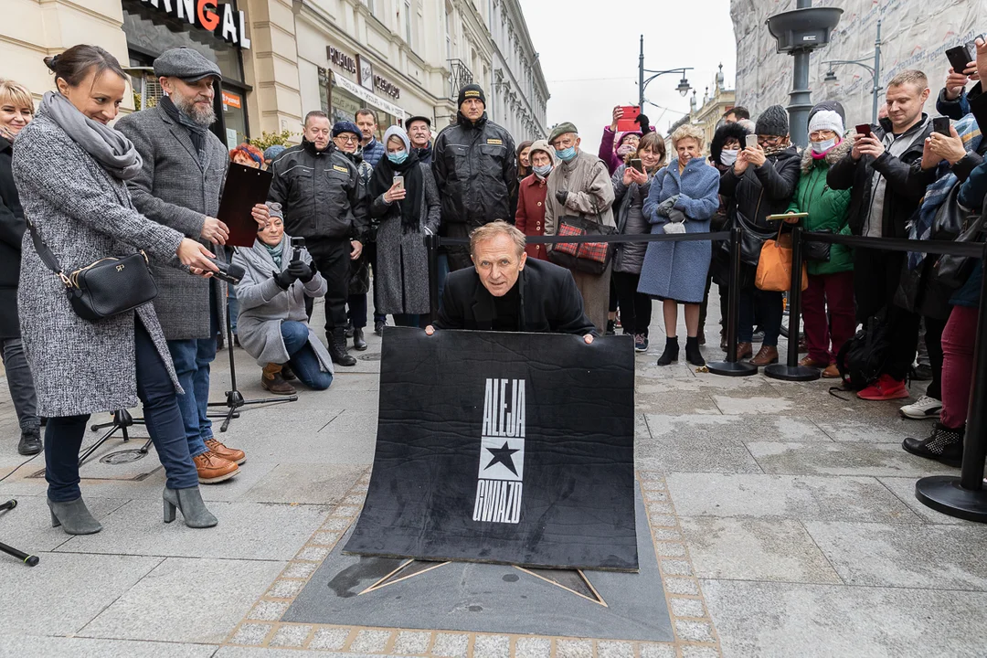 Gwiazda nr 86 w Łódzkiej Alei Gwiazd na Piotrkowskiej odsłonięta! [zdjęcia] - Zdjęcie główne