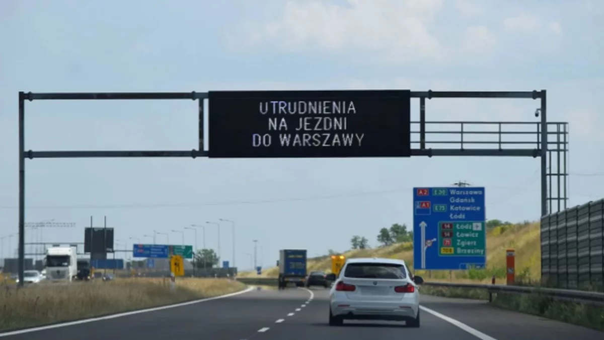 Wypadek na autostradzie. Uwaga na utrudnienia! - Zdjęcie główne