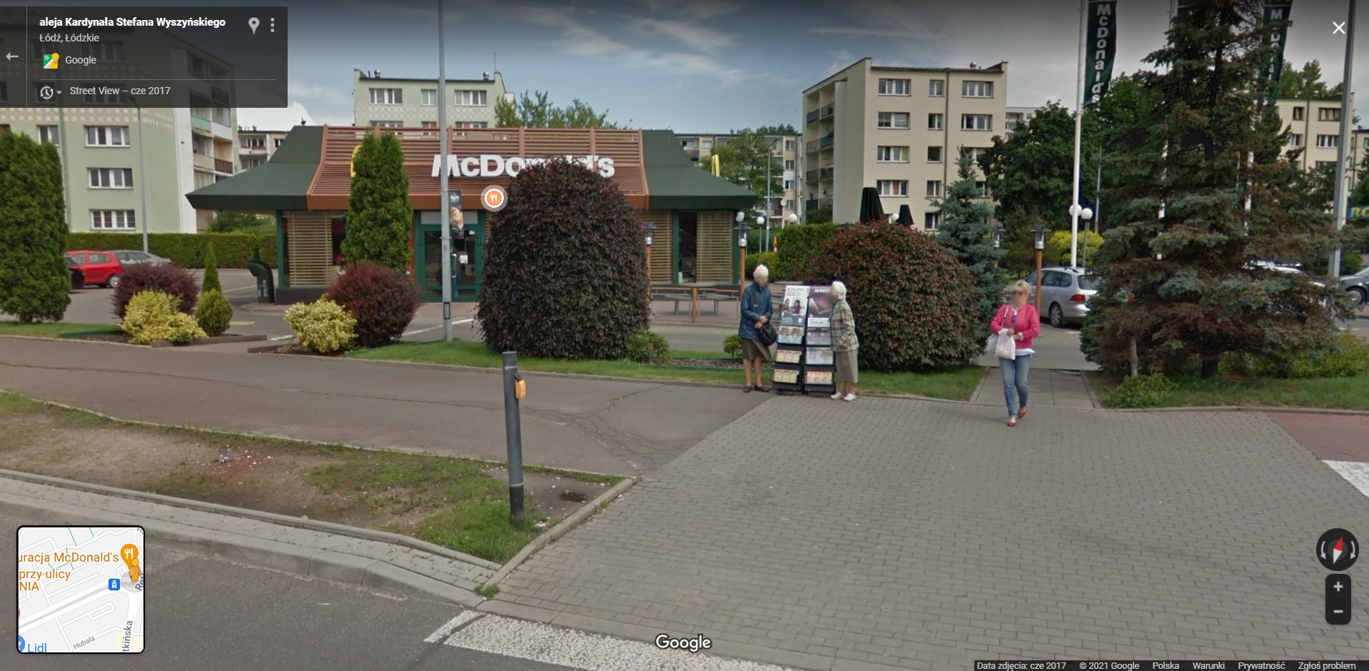 Mieszkańcy łódzkiego Polesia przyłapani przez Google Street View