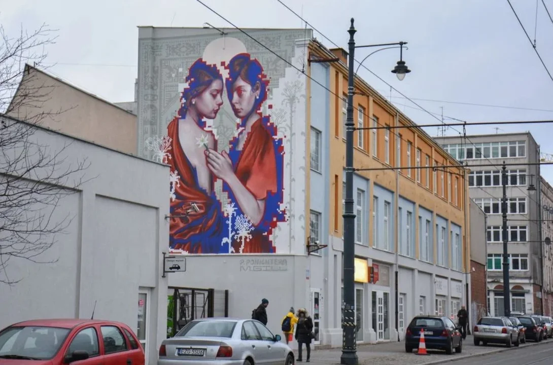 Kobiety na łódzkich muralach. Zgadnij, gdzie znajdują się te dzieła sztuki! [galeria]  - Zdjęcie główne