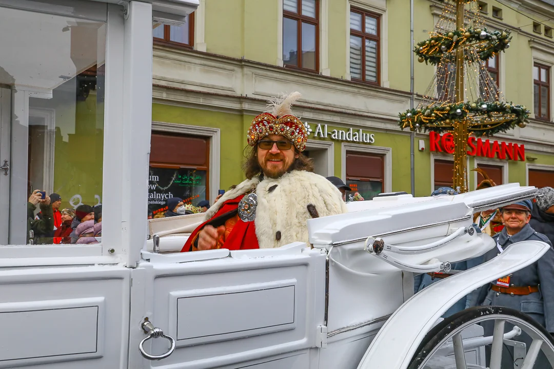 Orszak Trzech Króli przeszedł ulicą Piotrkowską