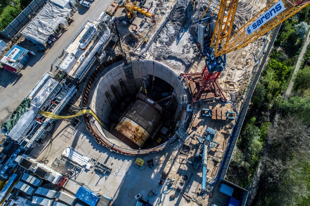 Tunel Łódź. Pod Łodzią powstaje tunel średnicowy (fot. tunel-laczypolske.pl / M.Szczepanek)