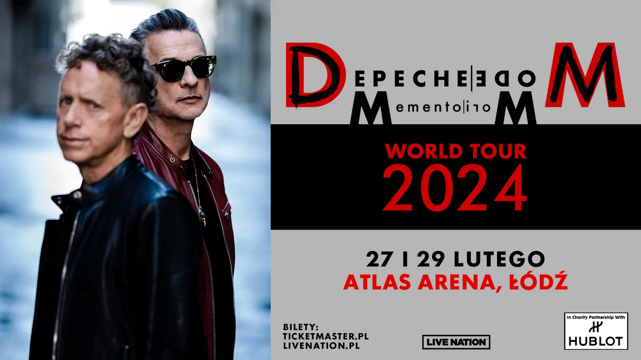 Mamy to! Kultowa grupa Depeche Mode przyjedzie do Łodzi z dwoma koncertami w ramach trasy "Memento Mori"! - Zdjęcie główne