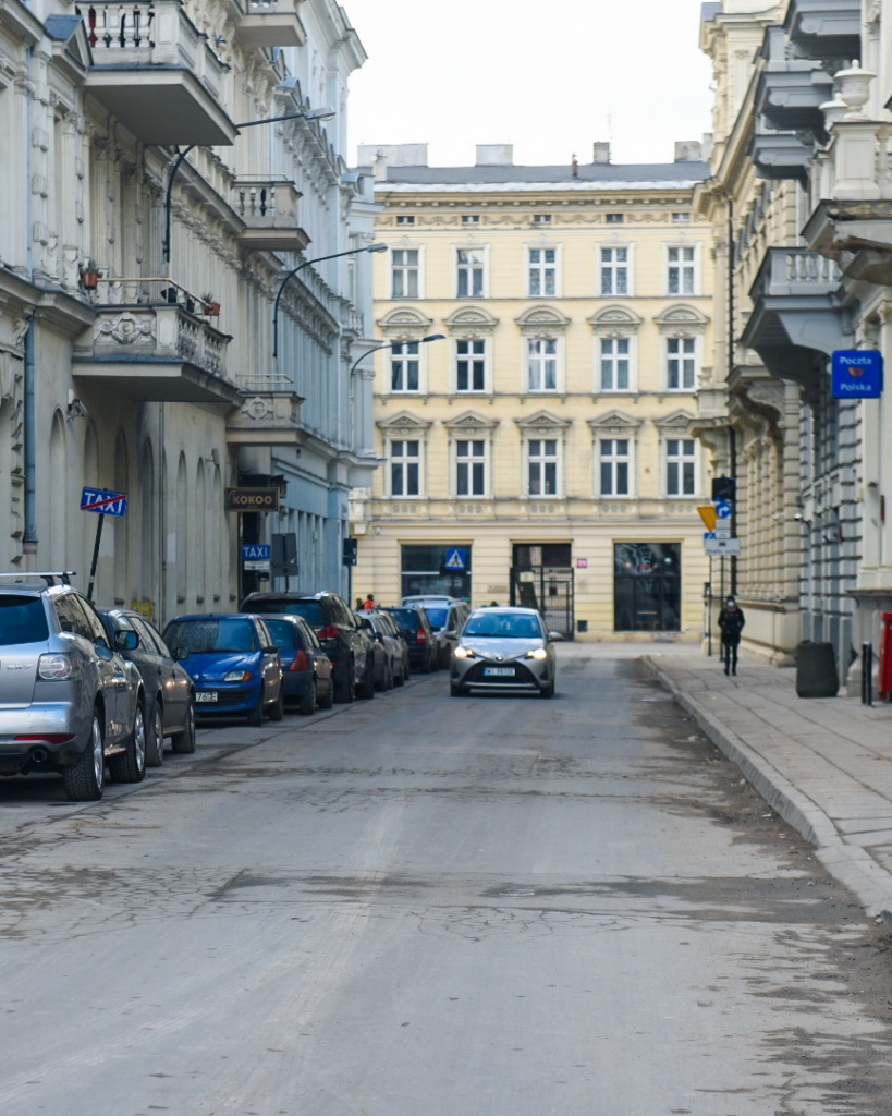 Podczas konferencji prasowej prezydent Łodzi, Hanna Zdanowska ogłosiła, że ulica Moniuszki zostanie przekształcona w woonerf (fot. UML) |wiadomości łódzkie|Łódź|TuŁódź