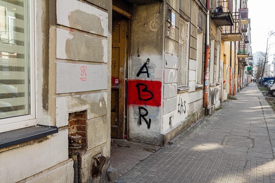 Łódź. Niebezpieczne ulice w Łodzi. Ulica Abramowskiego Łódź (fot. TuŁódź.pl)
