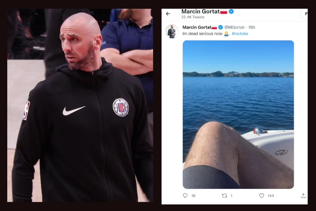 Marcin Gortat miał niecodzienny problem. Łódzki koszykarz utknął na jeziorze - Zdjęcie główne