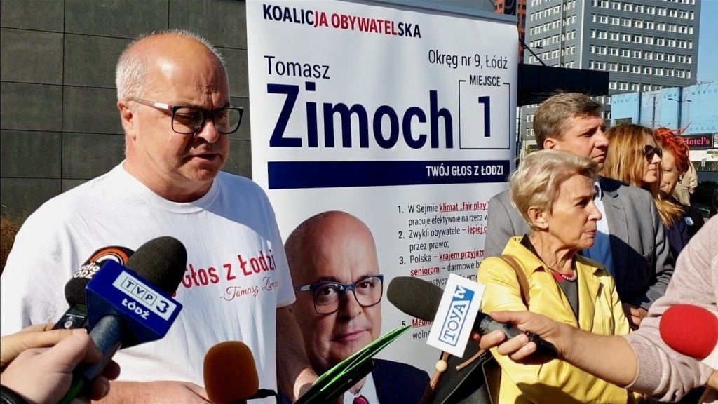 Tomasz Zimoch (ur. 30 października 1957 w Łodzi) – polski dziennikarz i komentator sportowy i polityk, poseł na Sejm IX kadencji (fot. TuŁódź.pl)