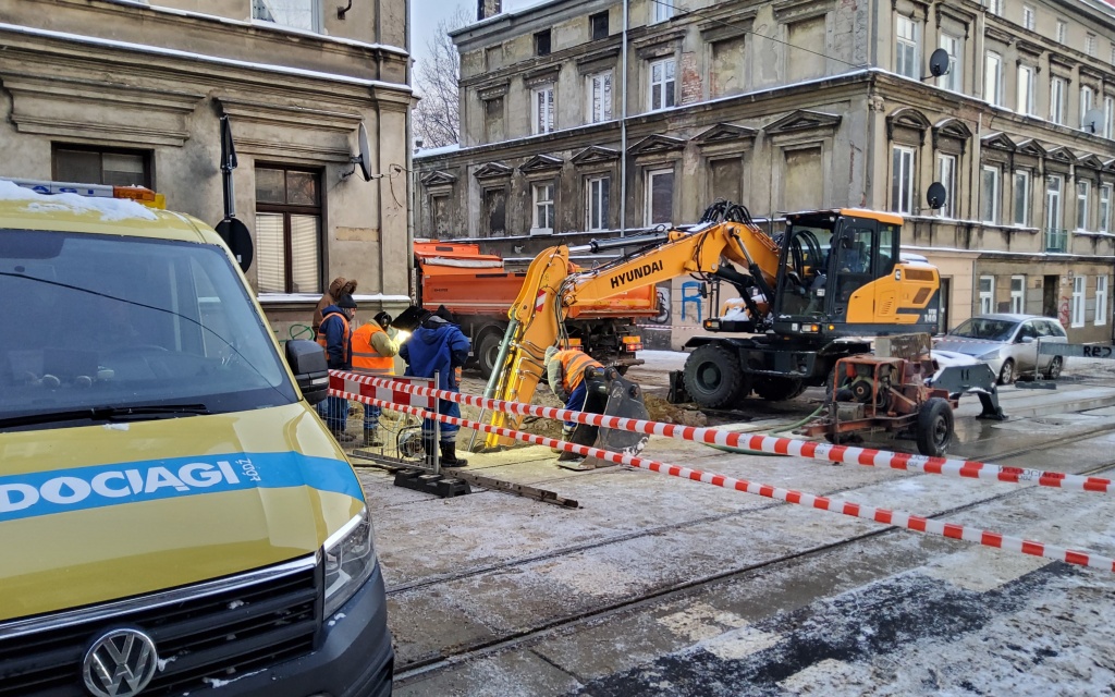 Ruch kołowy na ul. Franciszkańskiej w Łodzi został wznowiony w niedzielę, 28 marca. (fot. ZWiK) |wiadomości łódzkie|Łódź|TuŁódź