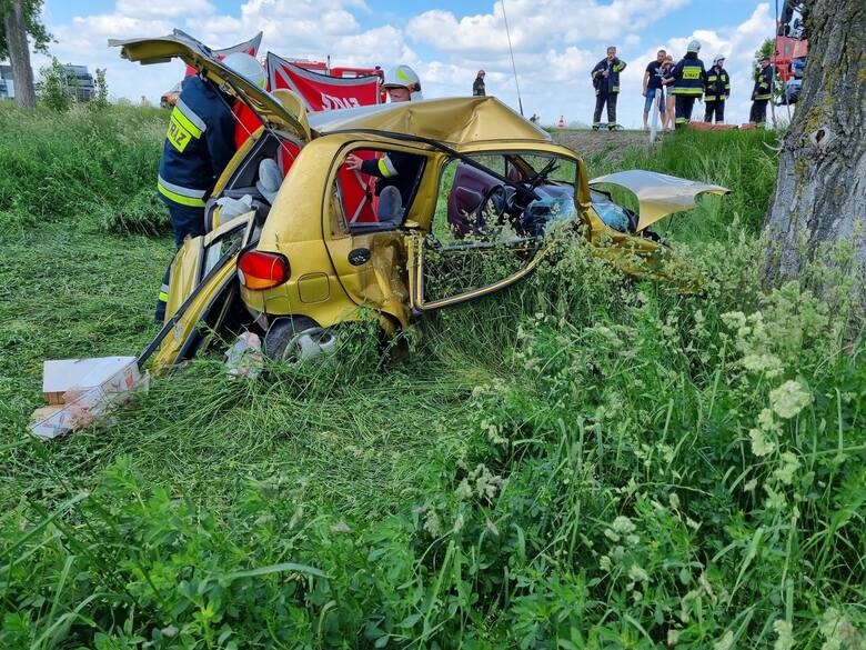 Wypadek Łódzkie. Śmiertelny wypadek pod Łowiczem. Nie żyją dwie starsze osoby [zdjęcia] - Zdjęcie główne