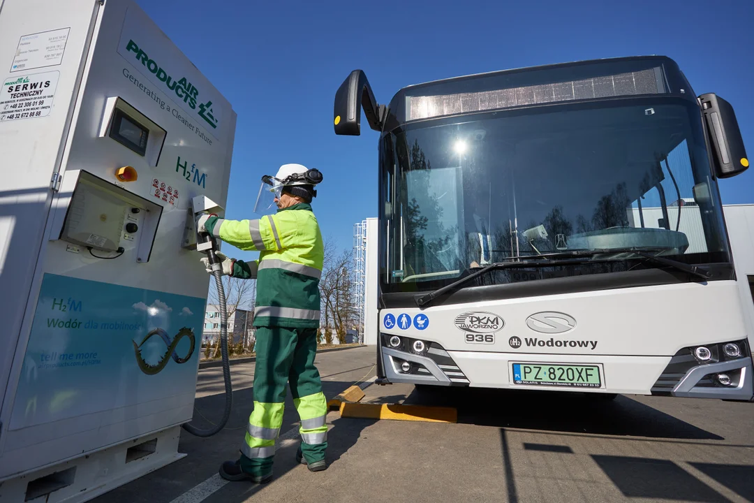 Pilotażowy projekt PKM Jaworzno autobusu zasilanego wodorem Air Products - Zdjęcie główne