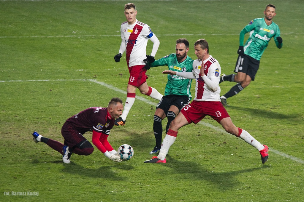 ŁKS Łódź dzielnie walczył, ale to Legia Warszawa zagra w ćwierćfinale Pucharu Polski (fot. Bartosz Kudaj - TuŁódź.pl)