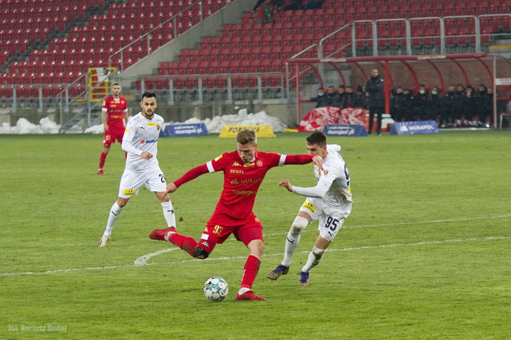 Widzew Łódź - Korona Kielce, 16. kolejka I ligi (fot. Bartosz Kudaj - TuŁódź.pl)