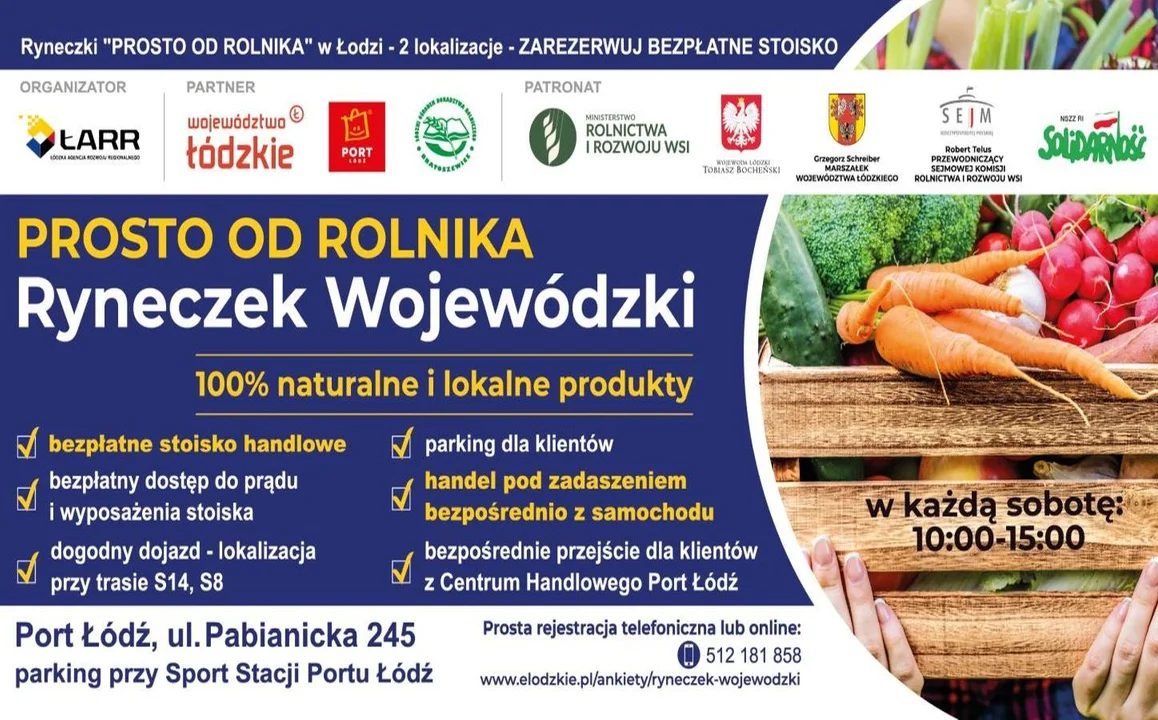 Rolniku sprzedawaj swoje produkty na ryneczku „Prosto od rolnika” - Zdjęcie główne