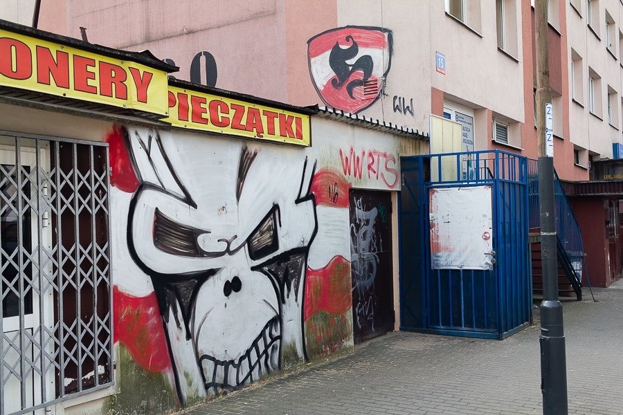 ŁKS Łódź czy Widzew? Jak przedstawia się kibicowski podział miasta Łodzi? (Fot. Michał Pietrzak)