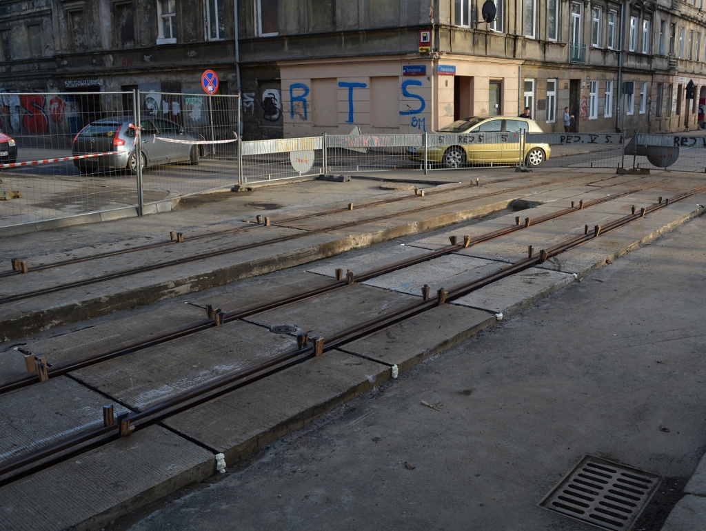 Ruch kołowy na ul. Franciszkańskiej w Łodzi został wznowiony w niedzielę, 28 marca. (fot. MPK Łódź) |wiadomości łódzkie|Łódź|TuŁódź