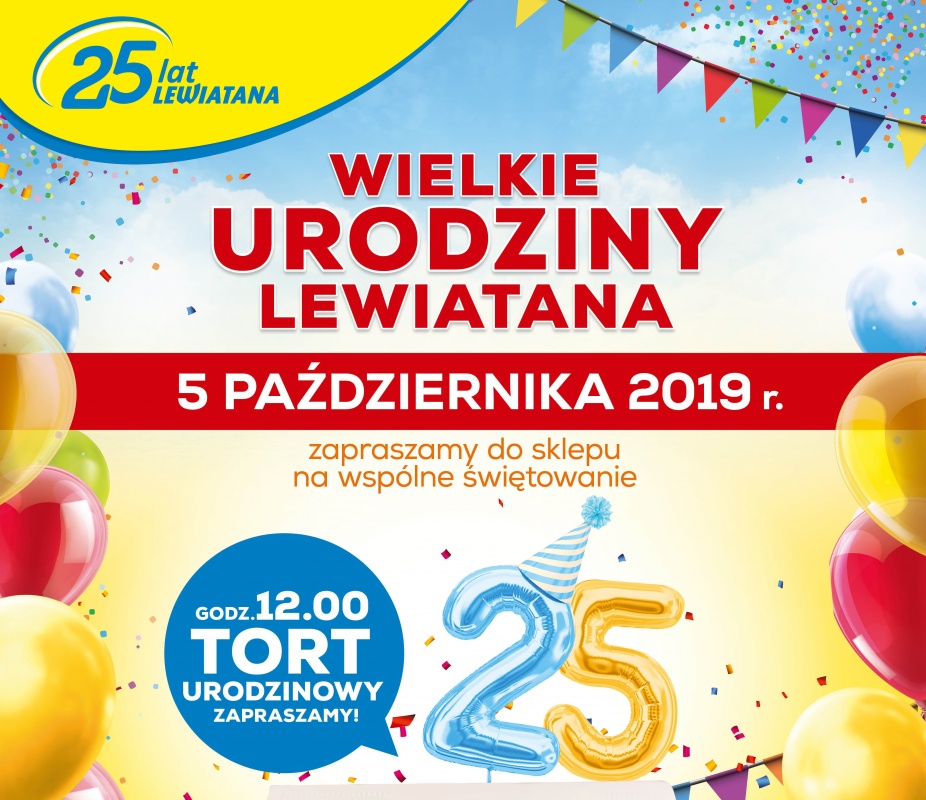 Sklepy Lewiatan zapraszają na urodzinowy tort - Zdjęcie główne