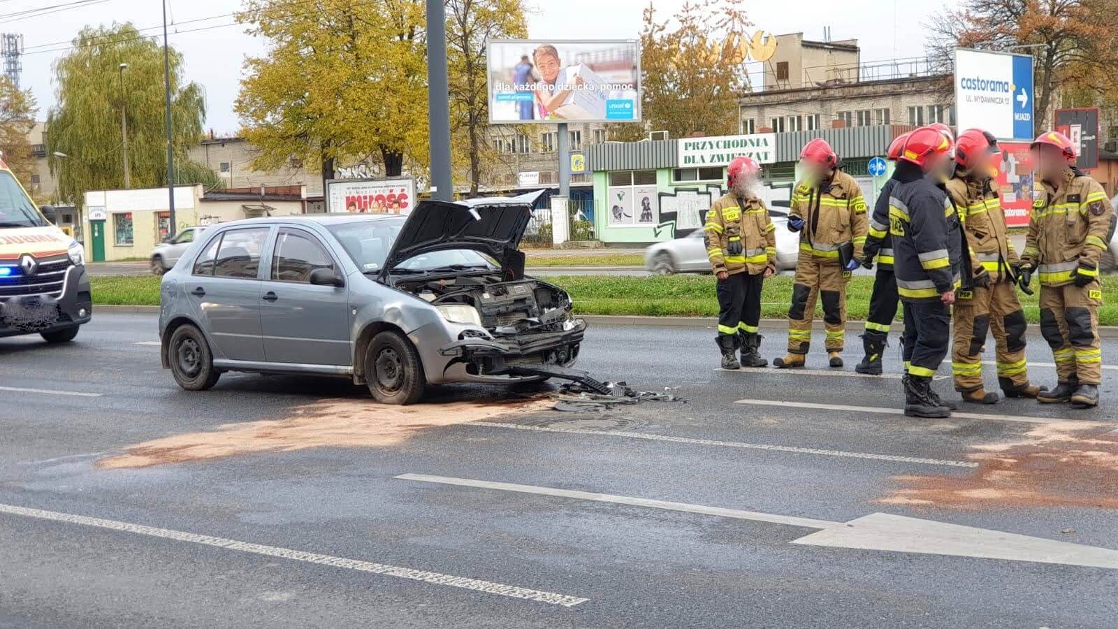 Wypadek na Piłsudskiego. Tworzą się gigantyczne korki [zdjęcia] - Zdjęcie główne