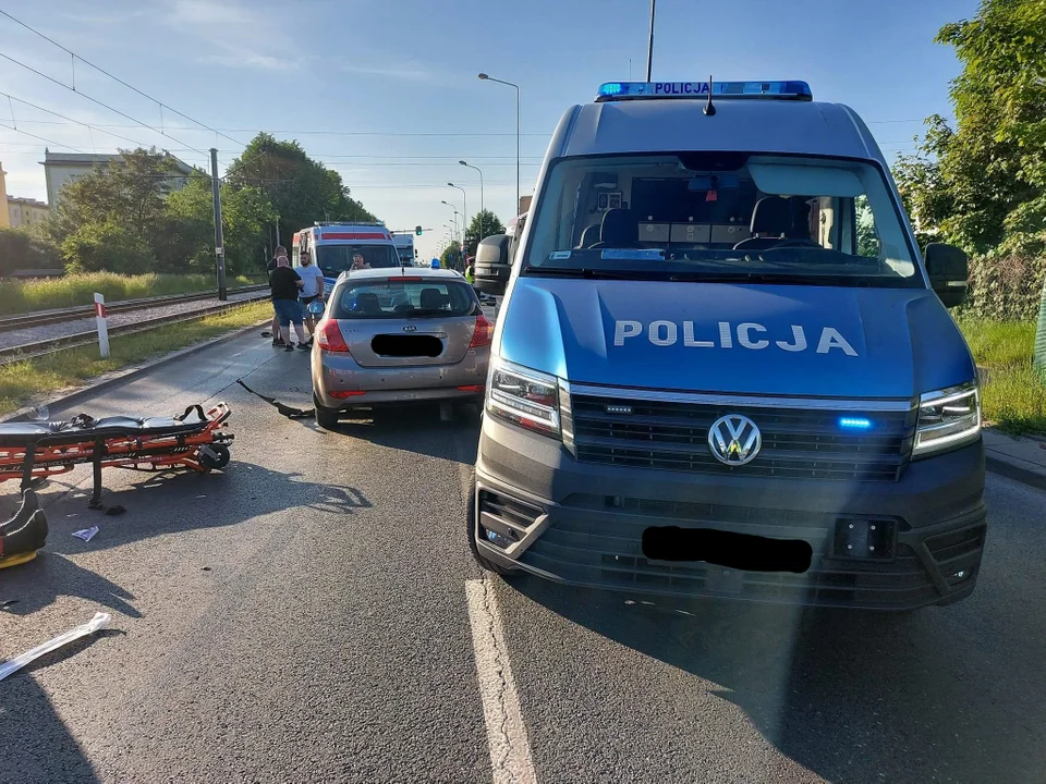 Śmiertelny wypadek w Zgierzu. Nie żyje motocyklista - Zdjęcie główne