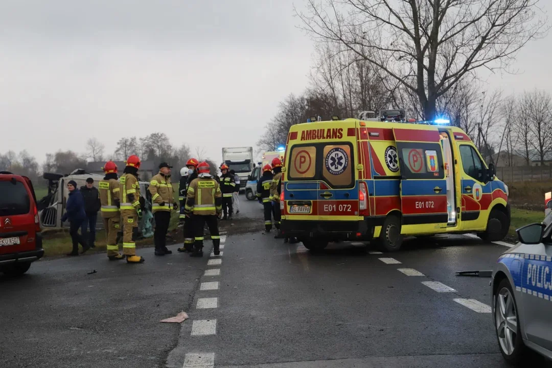 Śmiertelny wypadek na trasie między Kutnem a Łodzią