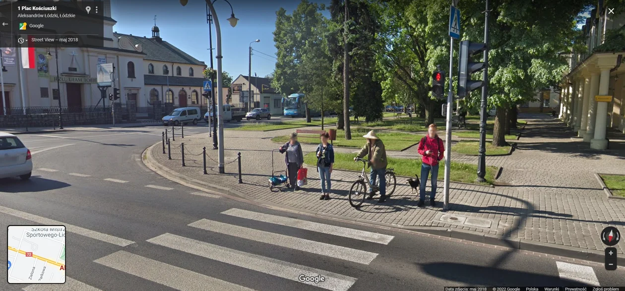 Mieszkańcy Aleksandrowa Łódzkiego w obiektywie Google Street View! [galeria]  - Zdjęcie główne