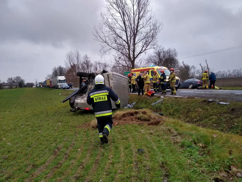 Śmiertelny wypadek na trasie między Kutnem a Łodzią