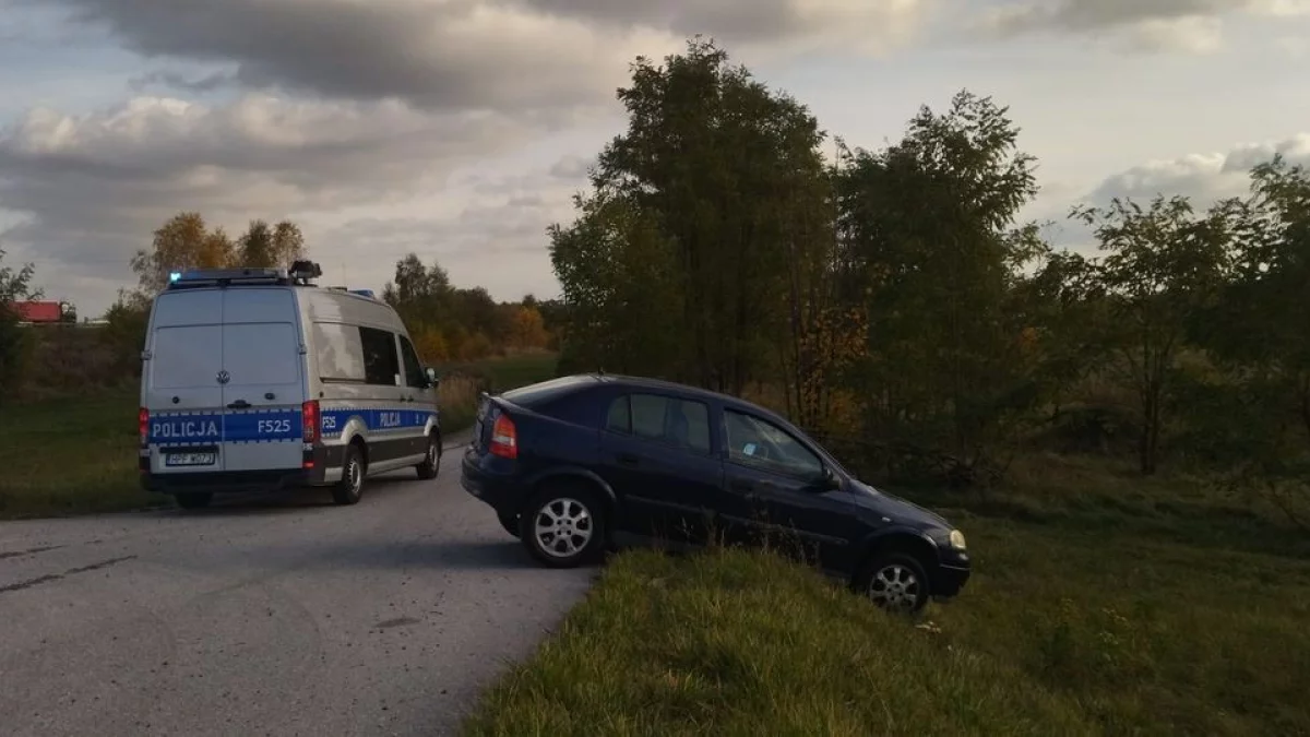 Wjechał autem do rowu na DK 14. Tak skończyła się jazda na podwójnym gazie - Zdjęcie główne