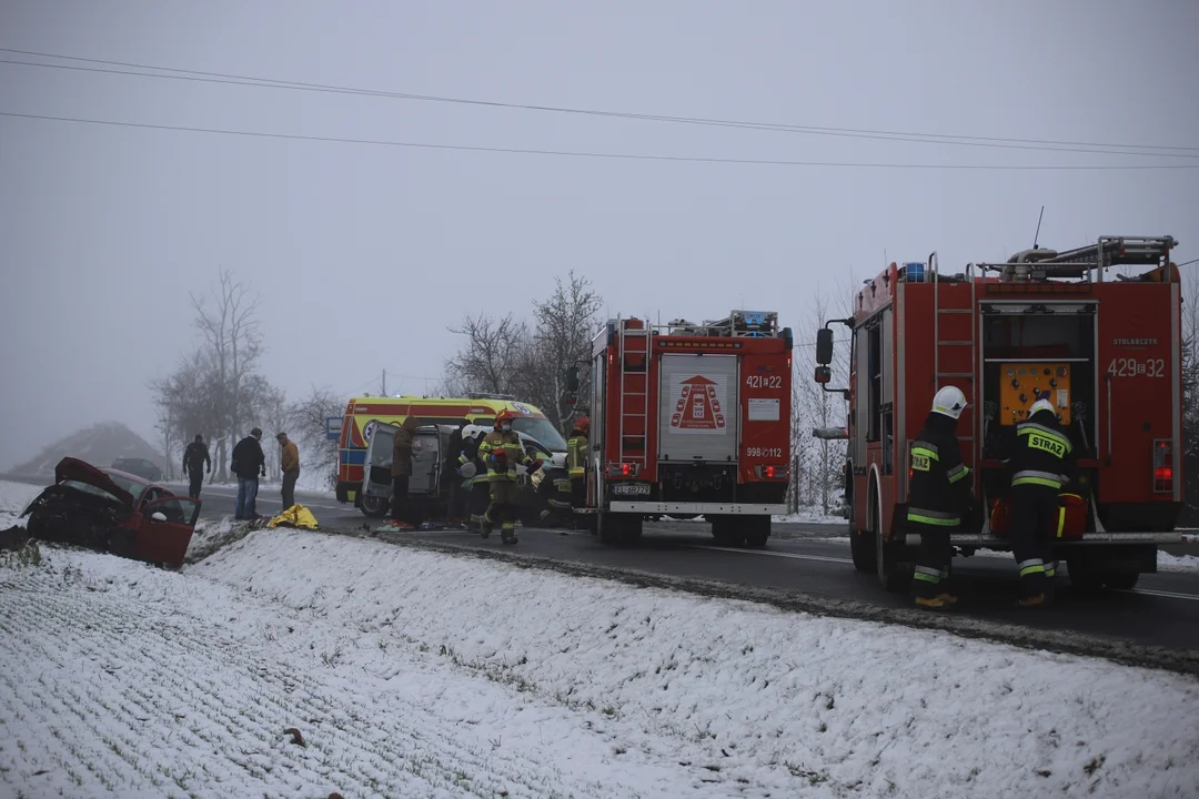 Wypadek na DW 702 między Kutnem a Łodzią