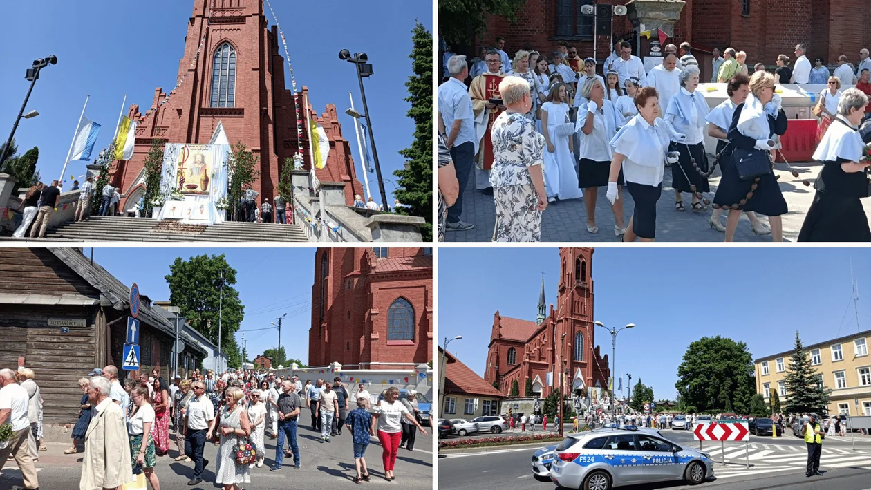 Ulicami Zgierza przeszły procesje Bożego Ciała. Wierni modlili się przy ulicznych ołtarzach [ZDJĘCIA] - Zdjęcie główne