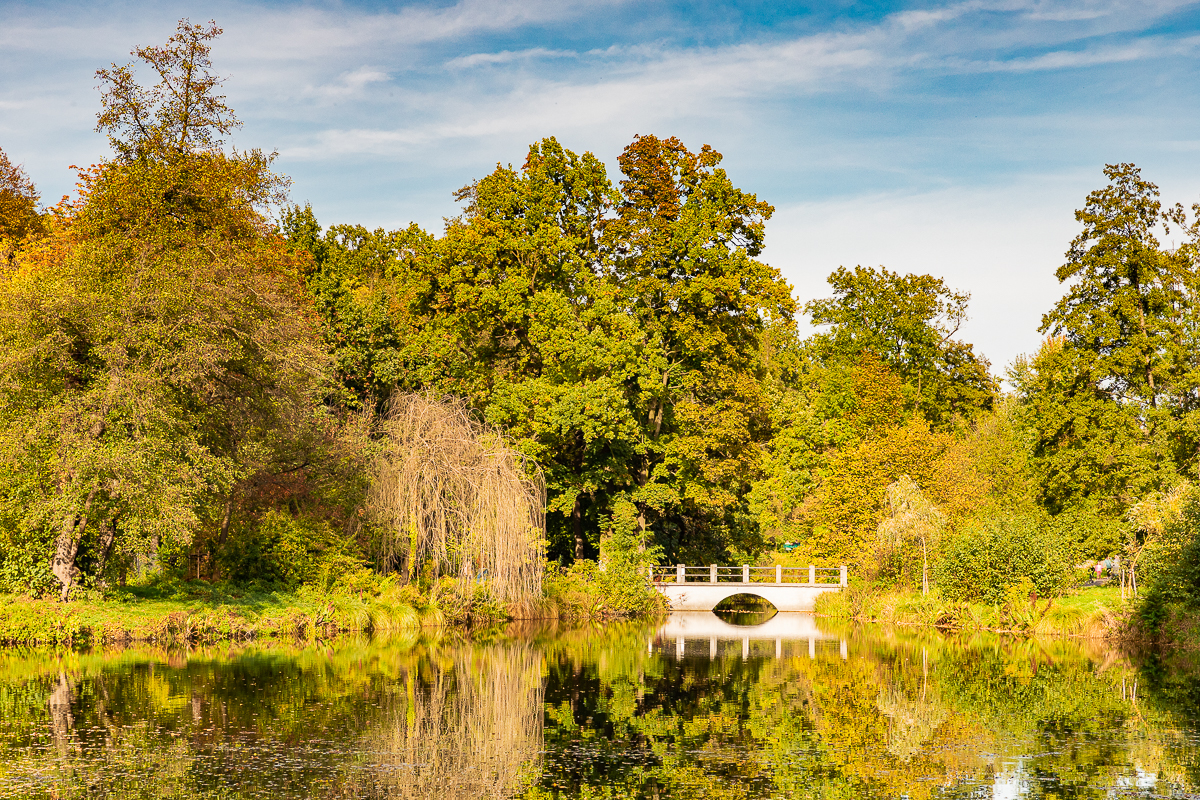 Park Julianowski w Łodzi zachwyca o każdej porze roku, w tym jesienią