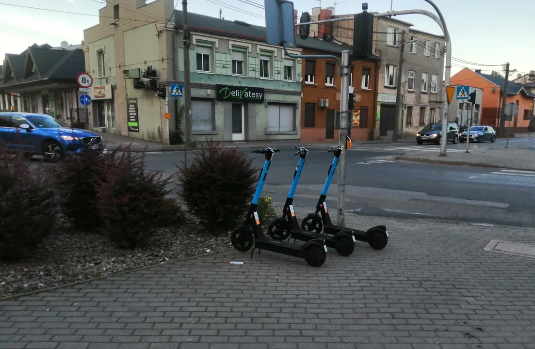 Od miesiąca po Zgierzu możemy poruszać się hulajnogami. Sprawdzamy jaką cieszą się popularnością - Zdjęcie główne