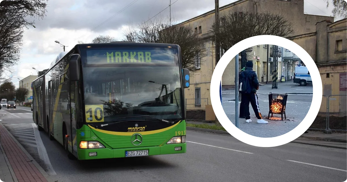 Koksowniki na przystankach autobusowych w Ozorkowie. Pomagają podróżnym w czasie mrozu - Zdjęcie główne